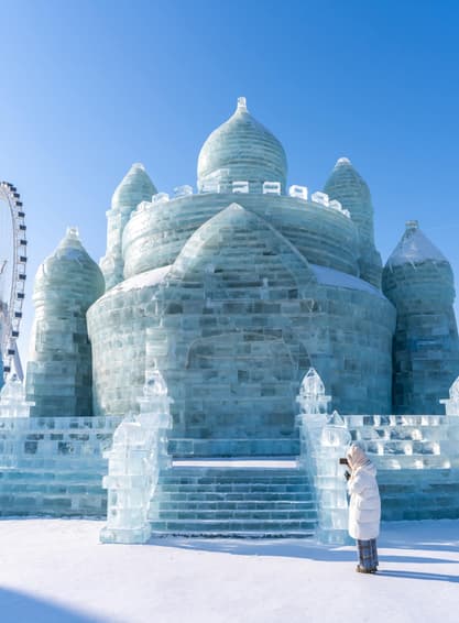 ทัวร์จีน ฮาร์บิน 7 วัน 6 คืน BT-HRB13_QW ต้าเหลี่ยน ยาบูลี่ มู่ตันเจียง บิน QW (DMK)