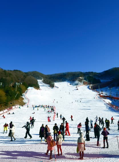 เกาหลี สกีรีสอร์ท Korea Ski Resort หิมะที่ว่าขาว ยังไม่หนาวเท่าเธอเมิน 5 วัน 3 คืน