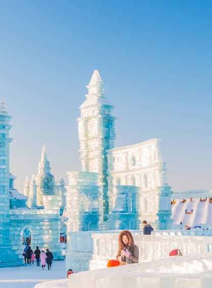 ทัวร์จีน ฮาร์บิน 6 วัน 4 คืน หมู่บ้านหิมะ สวนสตาลิน นอนหมู่บ้านหิมะ (ไม่เข้าร้านรัฐบาล) บิน XJ (DMK)