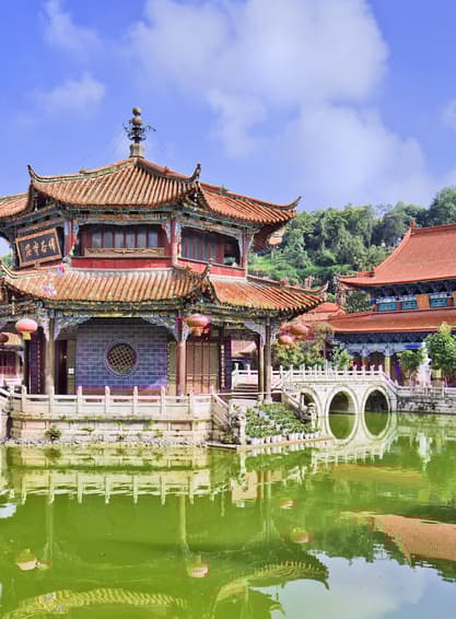 ทัวร์จีน คุนหมิง 5 วัน 4 คืน WDKMG006 ภูเขาหิมะมังกรหยก ทะเลสาบไป๋สุ่ยเหอ วัดเจ้าแม่กวนอิม สระมังกรดำ บิน KY (BKK)