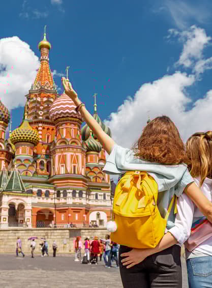 ทัวร์รัสเซีย 8 วัน 5 คืน REK04 มหาวิหารเซนต์บาซิล จัตุรัสแดง พระราชวังเครมลิน สแปร์โรว์ ฮิลล์ บิน EK (BKK)