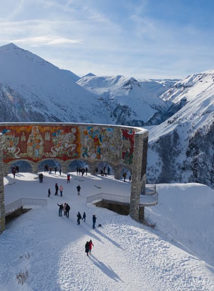 ทัวร์จอร์เจีย จอร์เจีย 8 วัน 5 คืน ทบิลิชิ กูดาอูรี คาซเบกี อัพลิสต์ซิเคห์ บิน TK (BKK)