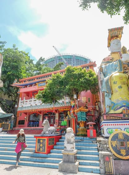 ทัวร์ฮ่องกง ฮ่องกง มาเก๊า 4 วัน 2 คืนCHBH10 วิหารเซนปอล วัดเจ้าแม่กวนอิม วัดแชกงหมิว ช้อปปิ้งย่านจิมซาจุ่ย  บิน HB (BKK)