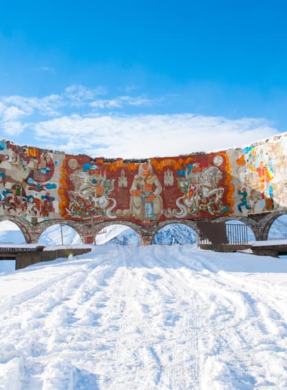 ทัวร์จอร์เจีย จอร์เจีย 8 วัน 6 คืน BUS15 จัตุรัสเปียเซซ่า รูปป้ันอาลีและนีโน่ มหาวิหารบากราติ ป้อมอนานูรี บิน TK (BKK)