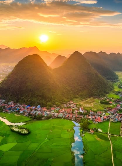 ทัวร์เวียดนาม ฮานอย ฮาหยาง ตามด๋าว BT-VN294_VZ ภูเขาเต้านางฟ้า หอธงหลุงกู่ หมู่บ้านโลโล๋จ๋าย ช่องเขามาปีแลง บิน VZ (BKK)