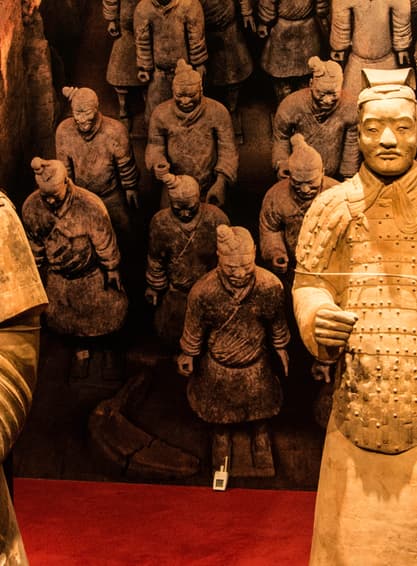 ทัวร์จีน ซีอาน 6 วัน 5 คืน SHZHYCU2 หมู่บ้านถาร์เอ๋อป๋อ อุทยานอวิ๋นซิวซาน น้ำตกหูโข่ว เหยียนอัน บิน ZH (BKK)