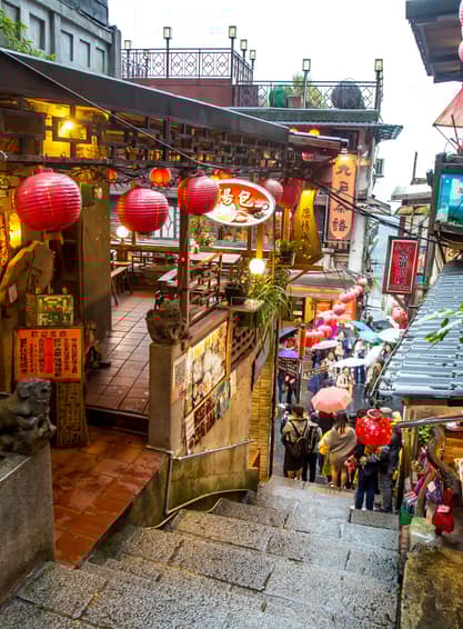 ทัวร์ไต้หวัน ไต้หวัน ไทจง ไทเป 4 วัน 3 คืน ZGTPE-2610CI เกาะเหอผิง ล่องเรือสุริยันจันทรา สิงโตหินอ่อน หมู่บ้านโบราณจิ่วเฟิ่น บิน CI