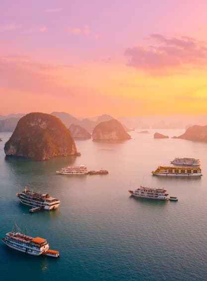 ทัวร์เวียดนาม ฮานอย ฮาลอง นิงห์บิงห์ 4 วัน 3 คืน PV-GM04-VN Mega Grand World ล่องเรืออ่าวฮาลอง วัดเฉินก๊วก บิน VN (BKK)