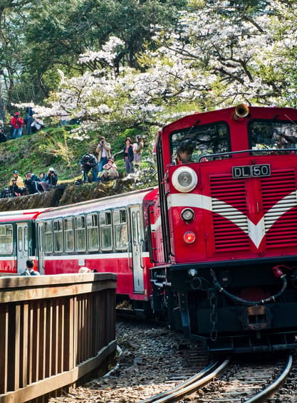 ทัวร์ไต้หวัน ไทเป 5 วัน 3 คืน VZ-TPE04 ล่องเรือทะเลสาบสุริยันจันทรา วัดพระถังซัมจั๋ง นั่งรถไฟโบราณชมสนพันปี บิน VZ (BKK)