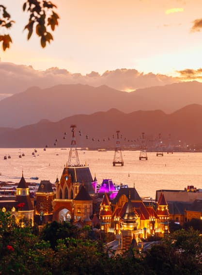 ทัวรืเวียดนาม ญาจาง 3 วัน 2 คืน VZ-CXR01 VinWonders วัดลองเซิน อาคารดอกบัว ชายหาดทะเลญาจาง บิน VZ (BKK)