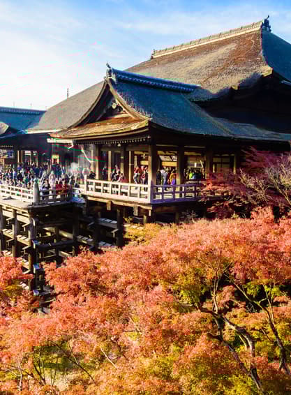 ทัวร์ญี่ปุ่น โอซาก้า 6 วัน 4 คืน ZGKIX-2622MM วัดคิโยมิสึ  ตลาดปลาคุโรมง โอซาก้าชินไซบาชิ บิน MM (BKK)