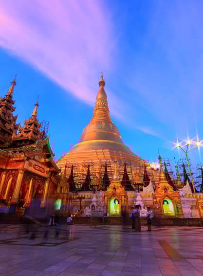 ทัวร์พม่า ย่างกุ้ง 3 วัน 2 คืน WDRGN001 เจดีย์ชเวมอดอว์ พระธาตุอินทร์แขวน พระมหาเจดีย์กาบาเอ บิน 