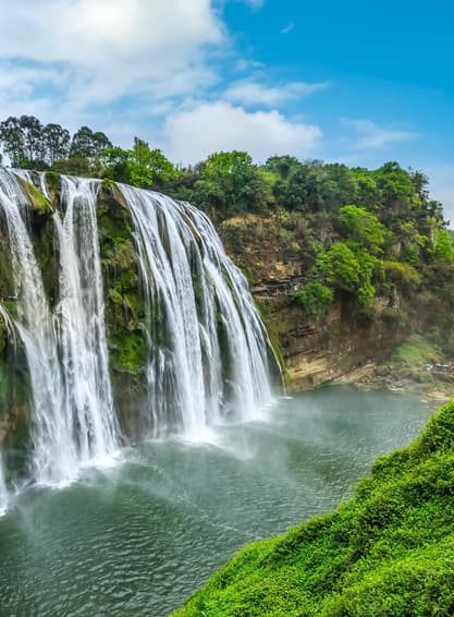 ทัวร์จีน กุ้ยโจว 6 วัน 5 คืน SHMUKMGKWE4 น้ำตกหวงกั๋วซู่ อุทยานเทียนซิงเฉีย อุทยานเสี่ยวชีโขง อุทยานต้าชีโขง บิน MU