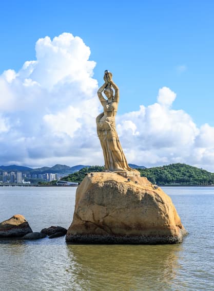 ทัวร์ฮ่องกง มาเก๊า จูไห่ 4 วัน 2 คืน CHXH10 เจ้าแม่กวนอิมริมทะเล โรงละครหอไข่มุก วัดแชกงหมิว วิหารเซนต์ปอล บิน HX (BKK)