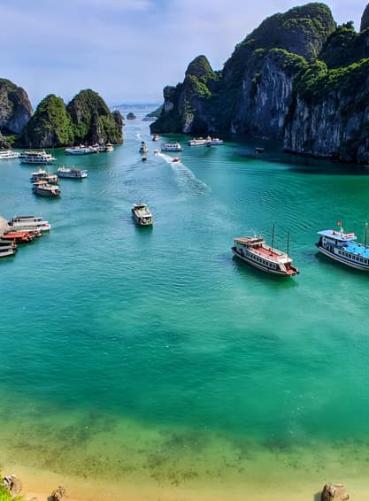 ทัวร์เวียดนาม ฮานอย ฮาลอง นิงห์บิงห์ 4 วัน 3 คืน PV-GM07-VN เมก้าแกรนด์เวิร์ล ล่องเรืออ่าวฮาลอง วัดเฉินก๊วก วัดเจดีย์เสาเดียว บิน VN (BKK)