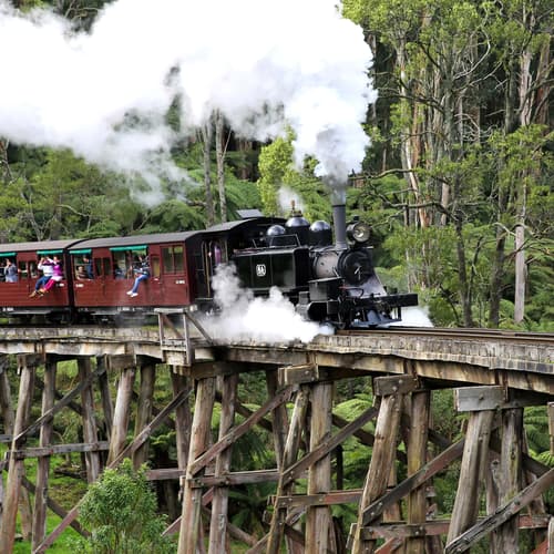 สถานีรถไฟจักรไอน้ำโบราณพัฟฟิ่ง (นั่งรถไฟพัฟฟิ่ง บิลลี่)