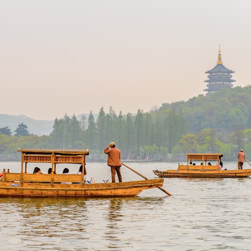 ล่องเรือทะเลสาบซีหู