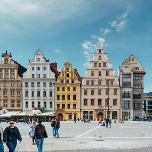 Colorful city Poland 
