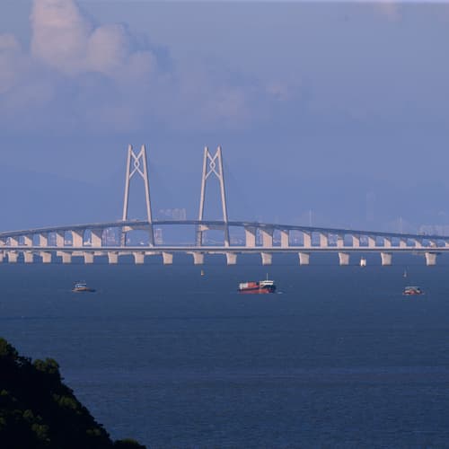 สะพานข้ามทะเล ฮ่องกง-จูไห่-มาเก๊า  