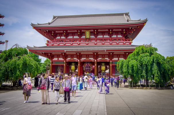 ทัวร์ญี่ปุ่น โตเกียว 5 วัน 3 คืน XJ293 วัดอาซากุสะ หมู่บ้านโอชิโนะฮัคไค บิน XJ (DMK)