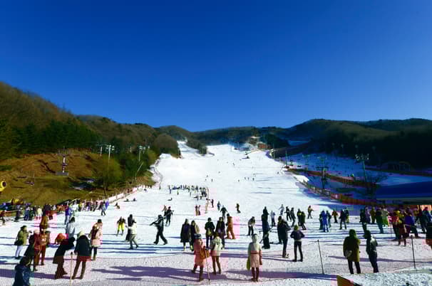 เกาหลี สกีรีสอร์ท Korea Ski Resort หิมะที่ว่าขาว ยังไม่หนาวเท่าเธอเมิน 5 วัน 3 คืน