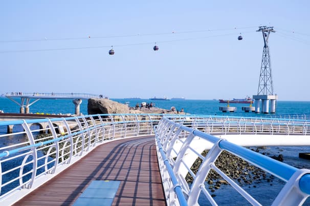 ทัวร์เกาหลี ปูซาน 5 วัน 3 คืน ชงโดสกายวอล์ค หมู่บ้านริมทะเลฮุนยออุน บิน BX (ฺBKK)