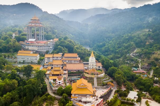 ทัวร์มาเลเซีย มาเลเซีย ปีนัง 3 วัน 2 คืน วัดเจ้าแม่กวนอิม หมู่บ้านชาวประมง คฤหาสน์ตระกูลคู ปีนังฮิลล์ บิน SL (DMK)