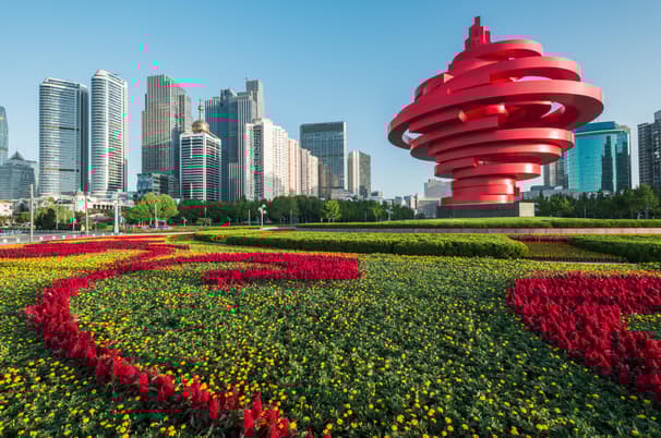 ทัวร์จีน ชิงเต่า 6 วัน 4 คืน CSC287 ศาลาเผิงไหล ถนนคบเพลิงเลขหมายเลข 8 ย่านซาจื่อโข่ว จัตุรัส 54 บิน SC (BKK)