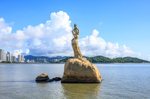 ทัวร์ฮ่องกง มาเก๊า จูไห่ 4 วัน 2 คืน CHXH10 เจ้าแม่กวนอิมริมทะเล โรงละครหอไข่มุก วัดแชกงหมิว วิหารเซนต์ปอล บิน HX (BKK)