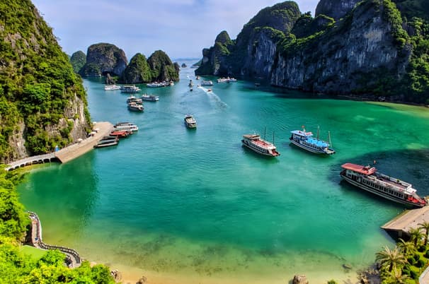 ทัวร์เวียดนาม ฮานอย ฮาลอง นิงห์บิงห์ 4 วัน 3 คืน PV-GM07-VN เมก้าแกรนด์เวิร์ล ล่องเรืออ่าวฮาลอง วัดเฉินก๊วก วัดเจดีย์เสาเดียว บิน VN (BKK)