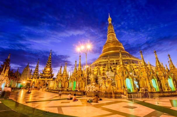 ทัวร์เมียนมาร์ 3 วัน 2 คืน WDRGN005 พระธุาต์อินทร์แขวน มหาเจดีย์ชเวดากอง เจดีย์เยเลพญา พระนอนยิ้มหวาน บิน 8M (BKK)