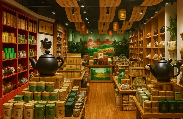 ร้านใบชาจีน 