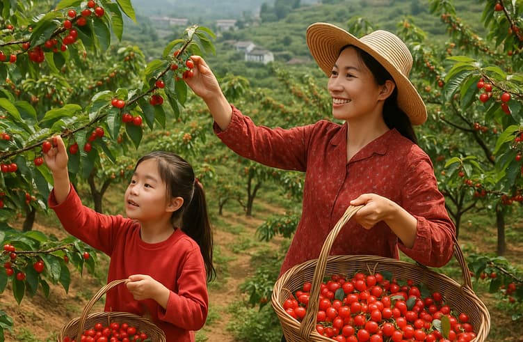 สวนผลไม้ตามฤดูกาลประเทศจีน