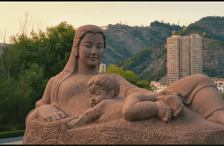 อนุสาวรีย์มารดาแม่น้ำเหลือง (หวงเหอหมู่ชิง)