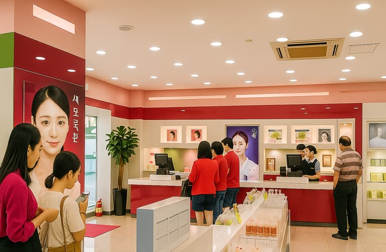 ร้านเครื่องสำอางค์เกาหลี