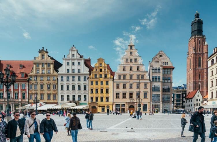 Colorful city Poland 
