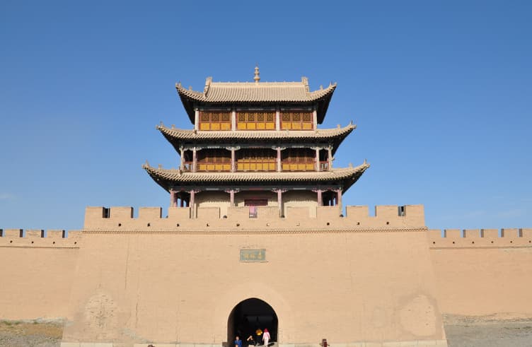 กําแพงเมืองจีนด่านเจียอวี้กวน