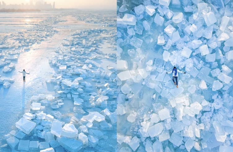 ทะเลน้ำแข็งแตก