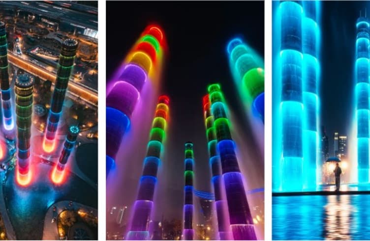 น้ำพุไม้ไผ่ ห้าง SKP