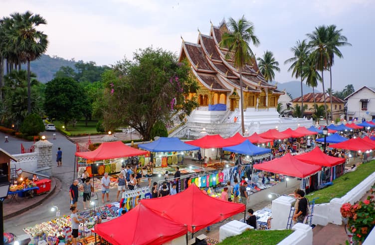 ตลาดเช้าหลวงพระบาง