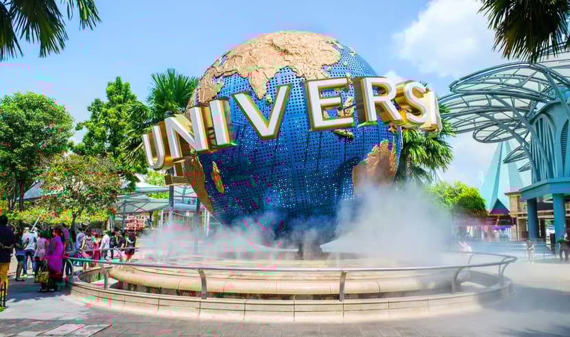 สิงคโปร์ เกาะเซ็นโตซ่า ยูนิเวอร์แซล สตูดิโอ - พัก 4 ดาว