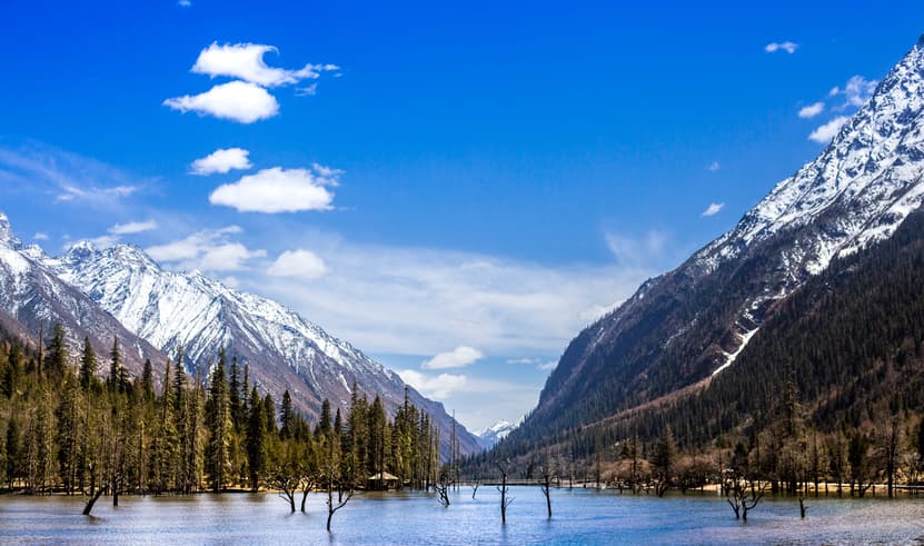 ทัวร์จีน เฉิงตู ทิเบต 5 วัน 4 คืน ภูเขาสี่ดรุณี อุทยานต๋ากู่ปิงชวน บิน VJ