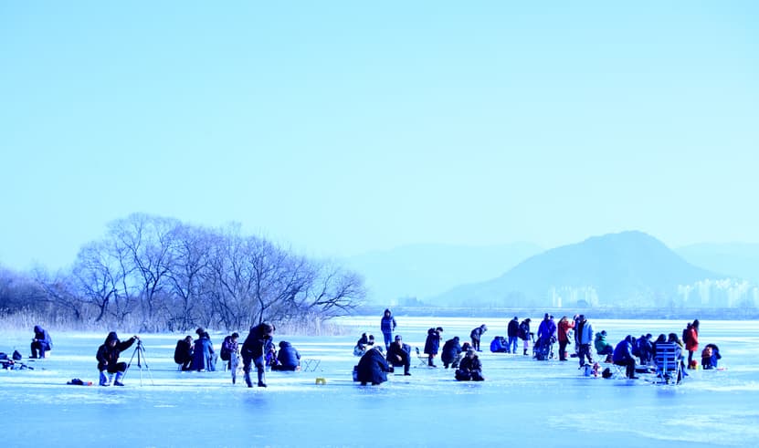 ทัวร์เกาหลี โซล 5 วัน 4 คืน WDICN012 เทศกาลตกปลาน้ำแข็ง วัดวาวูจองซา สวนสนุกเอเวอร์แลนด์ ย่านฮงแด บินฺ BX (BKK)