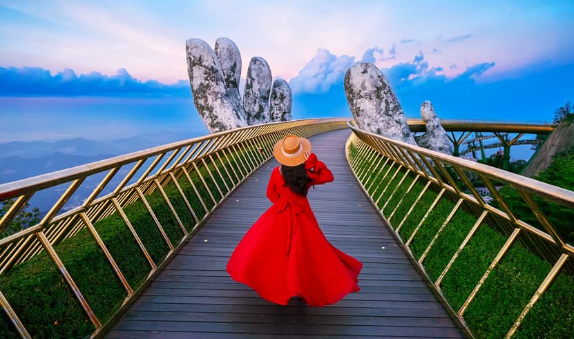 ทัวร์เวียดนามกลาง ดานัง ฮอยอัน 4 วัน 3 คืน BT-DAD97_FD บานาฮิลล์ (พักบานาฮิลล์ 1 คืน) สะพานมือสีทอง บิน FD (DMK)