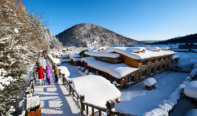 ทัวร์จีน ฮาร์บิน ต้าเหลี่ยน 6 วัน 5 คืน BT-HRB14_QW หมู่บ้านหิมะ โบสถ์เซนต์โซเฟีย บิน QW (DMK)