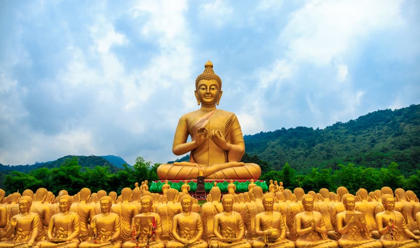 ทัวร์อินเดีย 8 วัน 7 คืน GO1GAY-TG005 องค์พระพุทธเมตตา ต้นพระศรีมหาโพธิ์ เขาคิชกูฎ วัดเวฬุวัน บิน TG (BKK)    