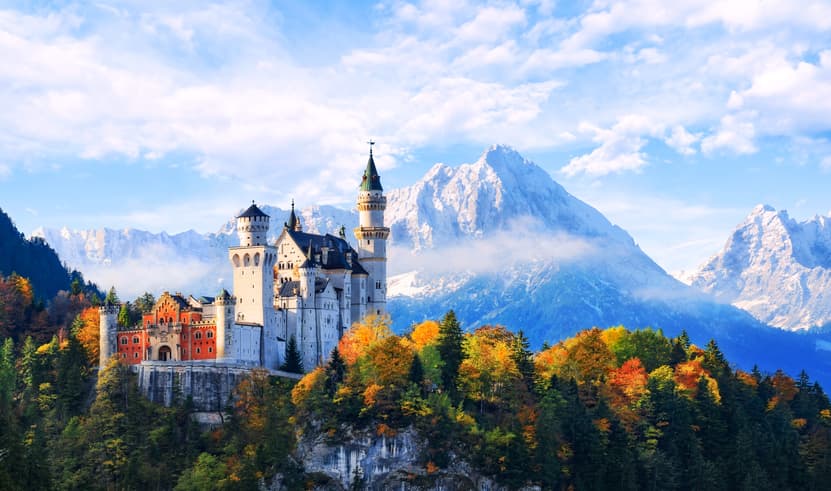 ทัวร์ยุโรป เยอรมนี สวิตเซอร์แลนด์ อิตาลี  9 วัน 6 คืน ยอดเขาซุกสปิตเซ่ ปราสาทนอยชวานสไตน์ บิน TG (BKK)