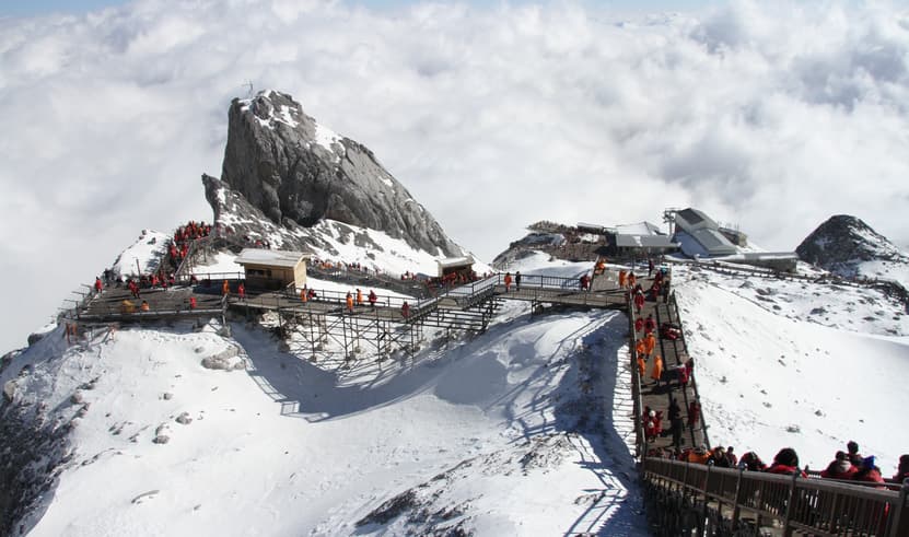 ทัวร์จีน คุนหมิง ต้าหลี่ ลี่เจียง 5 วัน 4 คืน นั่งรถไฟชมวิวภูเขาหิมะมังกรหยก สระน้ำมังกรดำ บิน MU (BKK)