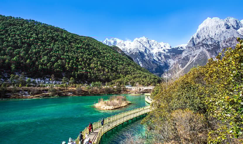 ทัวร์จีน คุนหมิง 6 วัน 5 คืน เทศกาลชมซากุระบาน ณ เขาหยีเหลียง ต้าหลี่  ลี่เจียง แชงกรีล่า บิน FD (DMK)