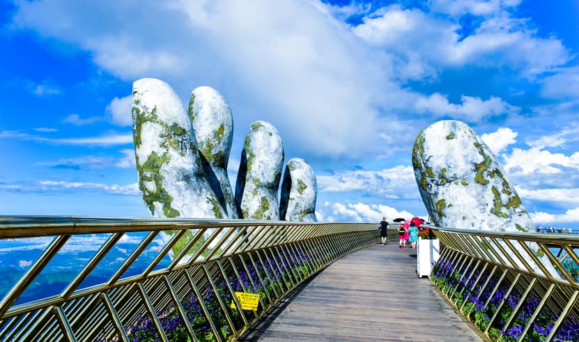 เวียดนามกลาง ดานัง ฮอยอัน 3 วัน 2 คืน บานาฮิลล์ ล่องเรือกระด้ง บิน EK (BKK)